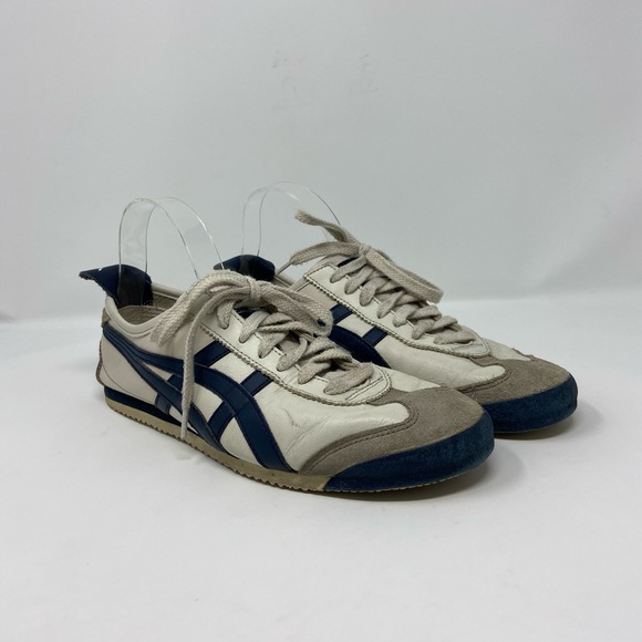 asics leather sneakers